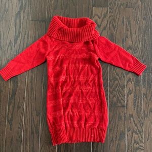 IZ Byer size S girls red turtleneck sweater